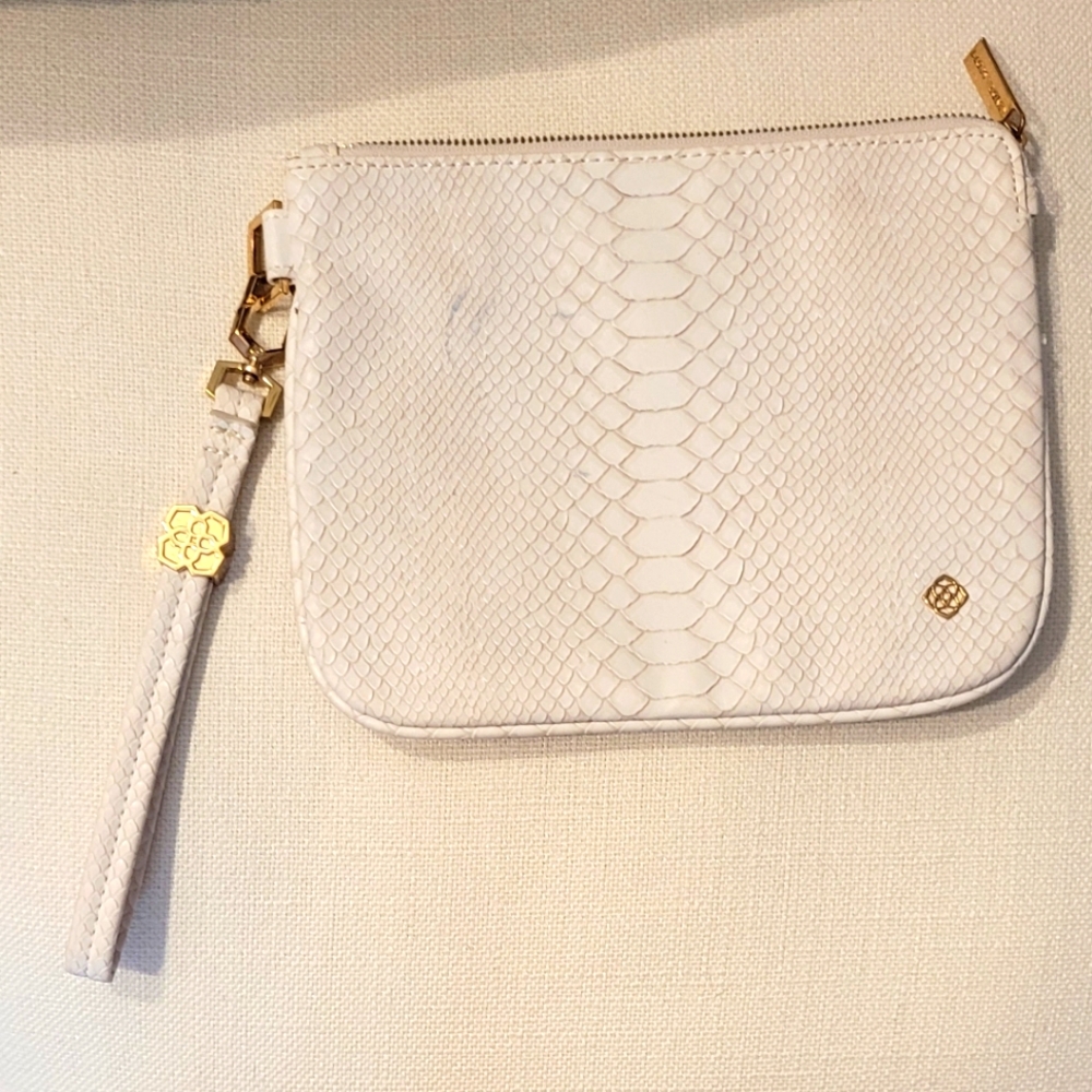 Kendra Scott Cream Python Wristlet - image 1